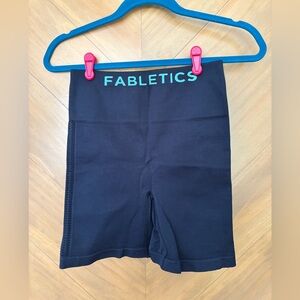 Fabletics Seamless Navy Biker Shorts